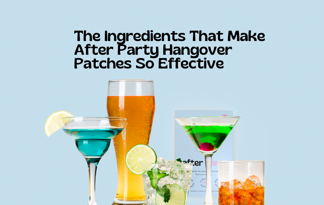 The Ingredients That Make After Party Hangover Patches So Effective