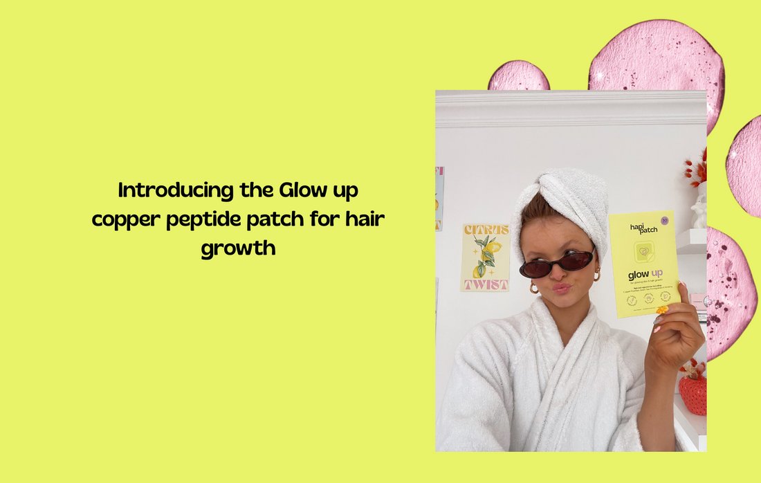 Glow up copper peptide patch for hair growth