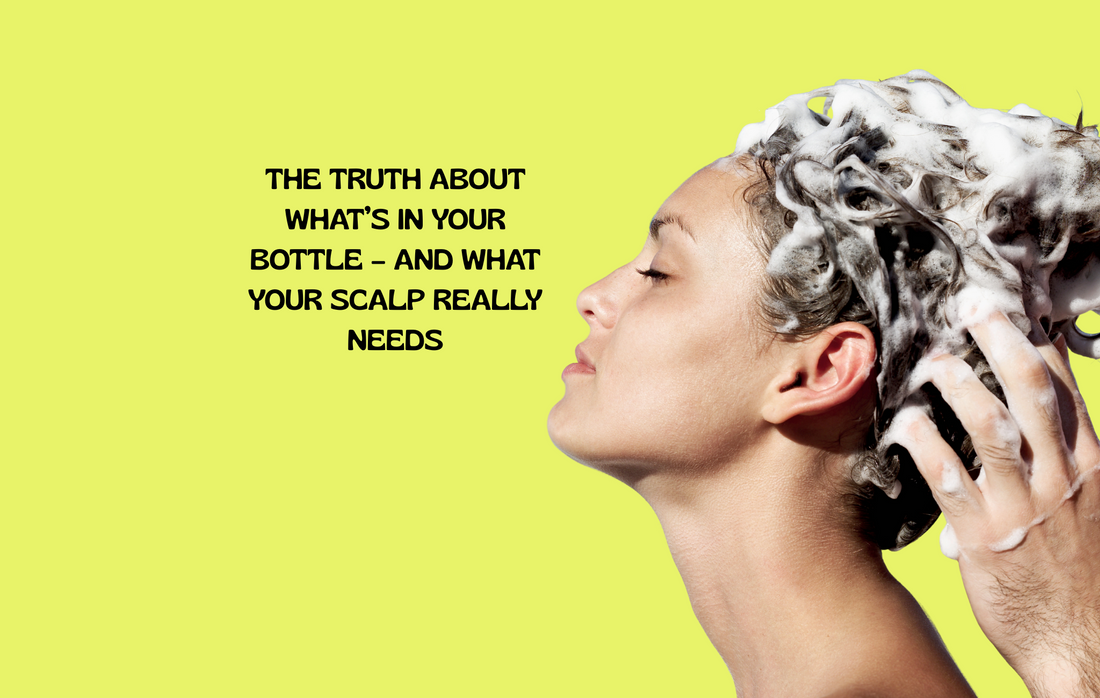 Copper peptides and shampoo bottles side by side, highlighting a comparison in hair loss treatment effectiveness.