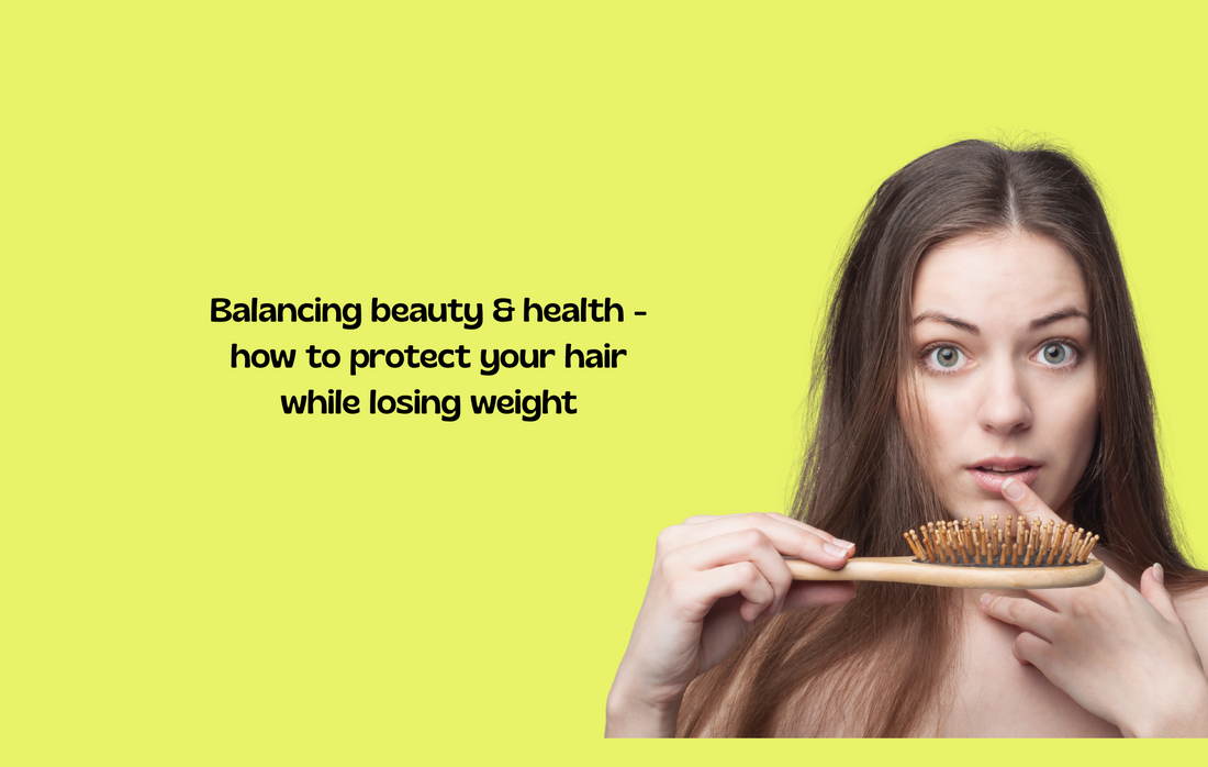Hair support during weight loss with copper peptide patch