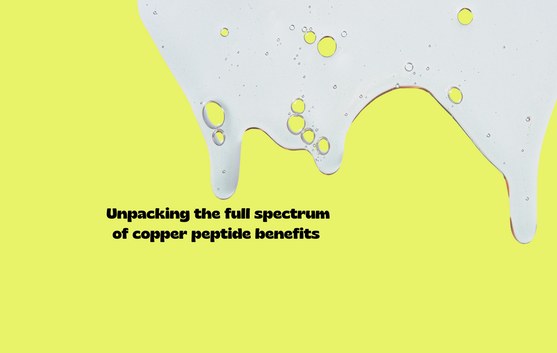 Copper peptide patch for skin and hair results