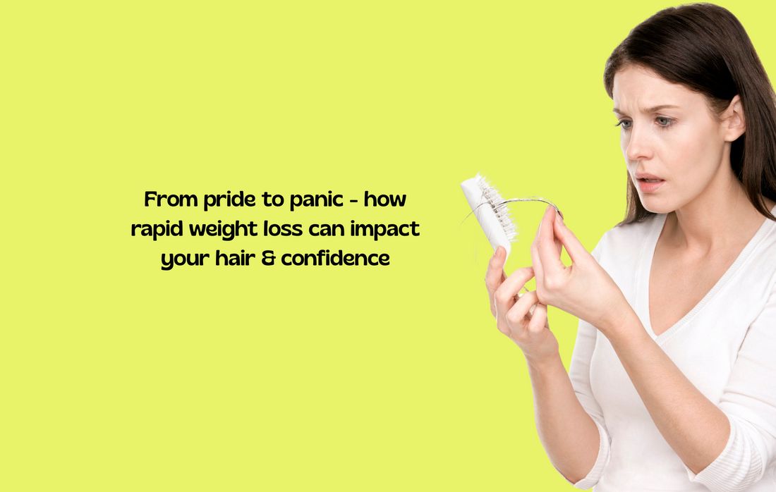 Hair loss after weight loss and peptide patch solution