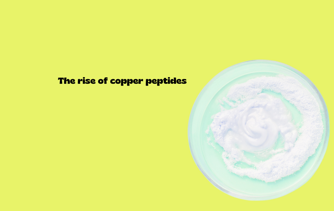 Copper peptide patch for skin and hair wellness