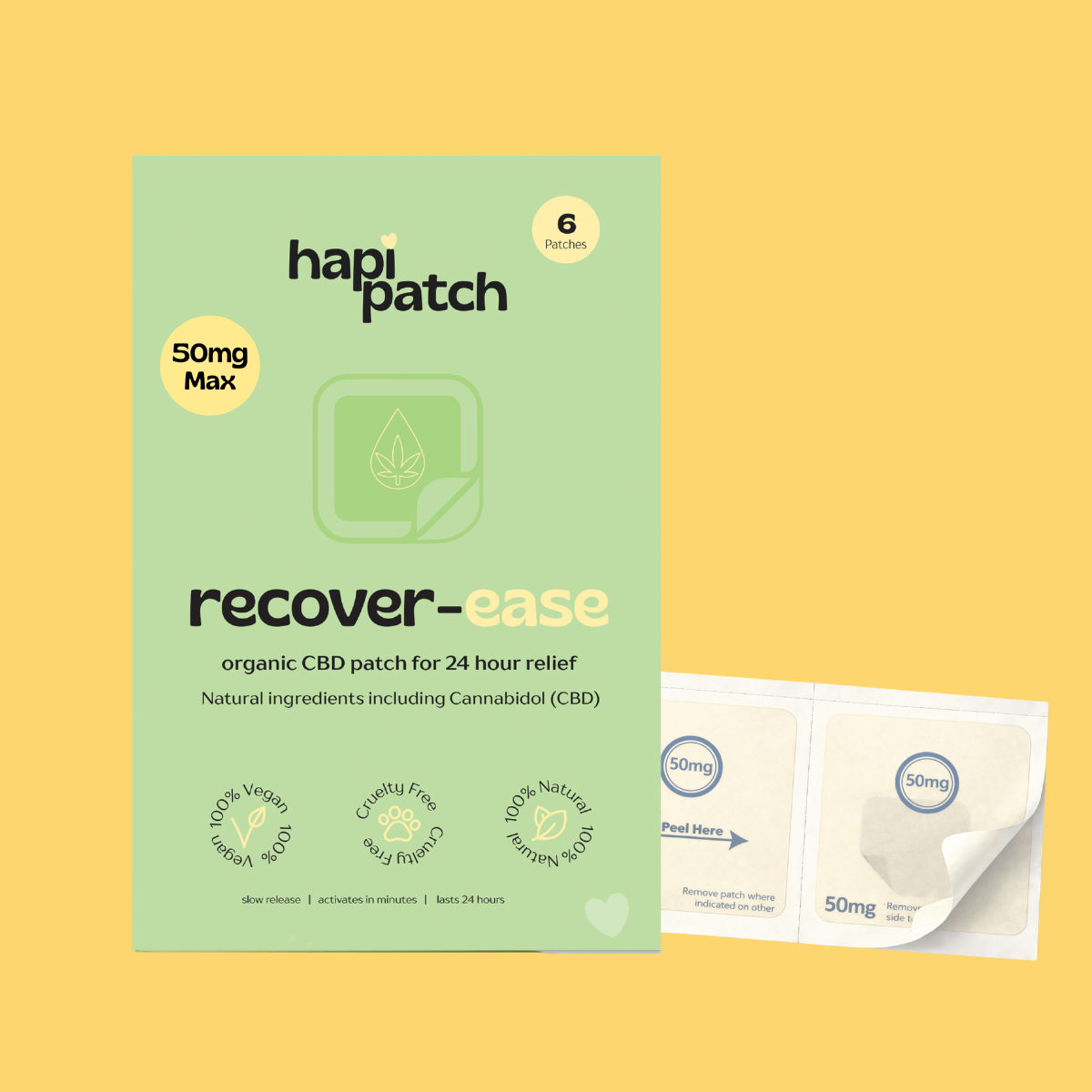 Recover-ease Joint Care CBD Patch (MAX strength)