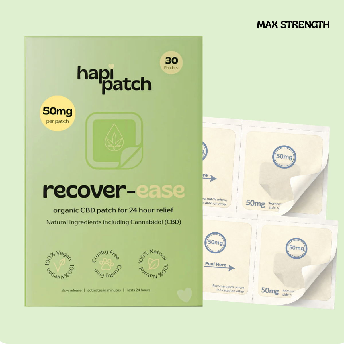 Recover-ease Joint Care CBD Patch (MAX strength)