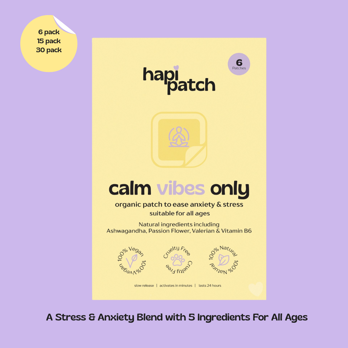 Calm Vibes Only Patches