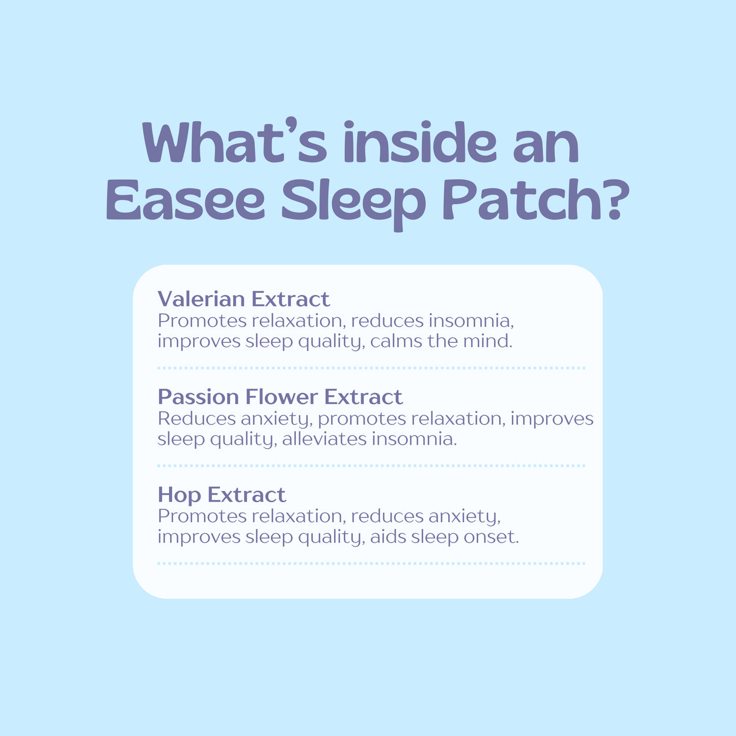 Easee Sleep Patches