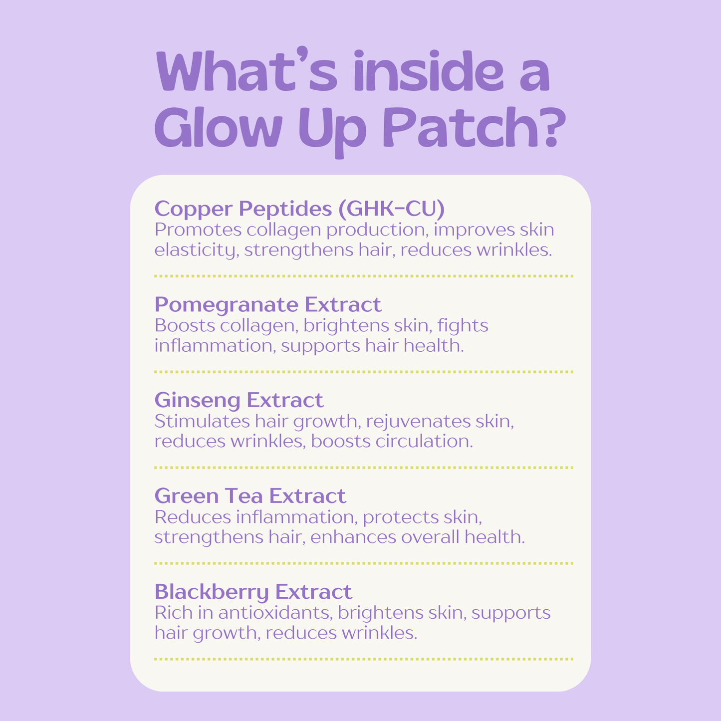 Glow Up Patches