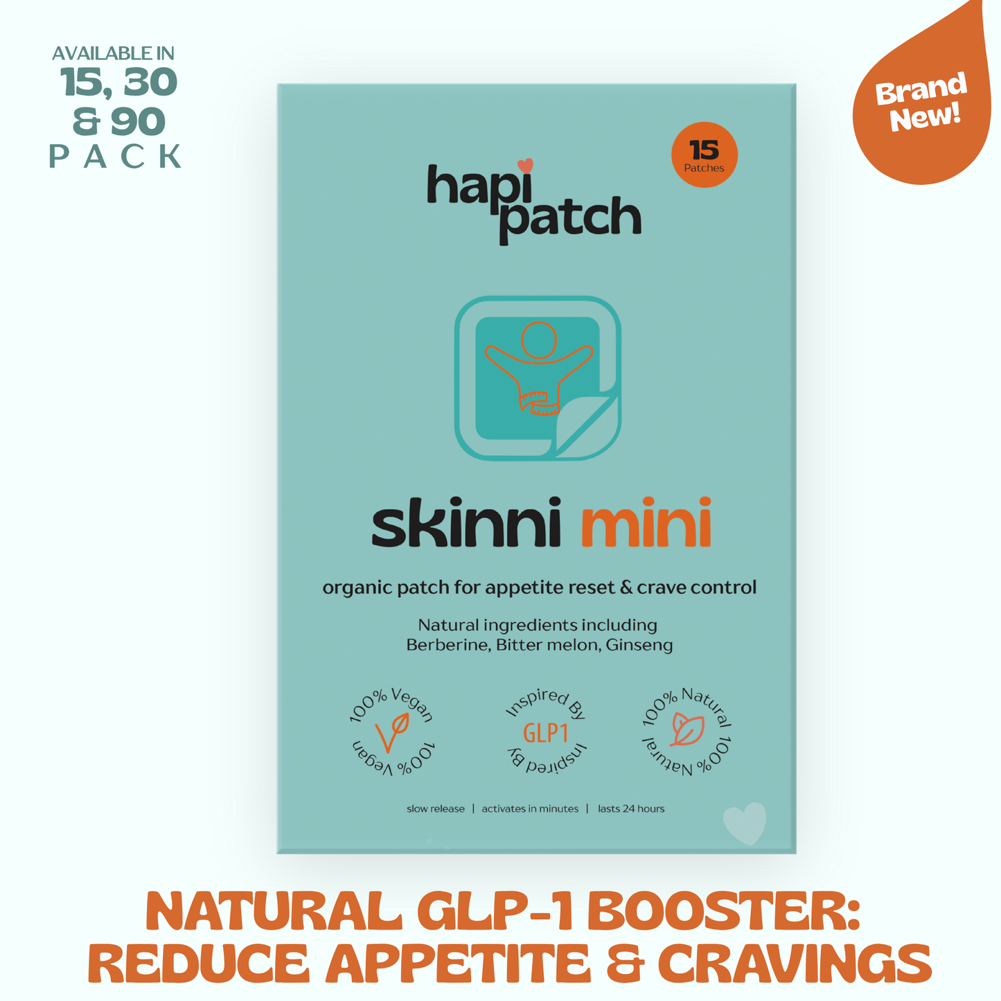 Skinni Mini GLP-Booster Patches