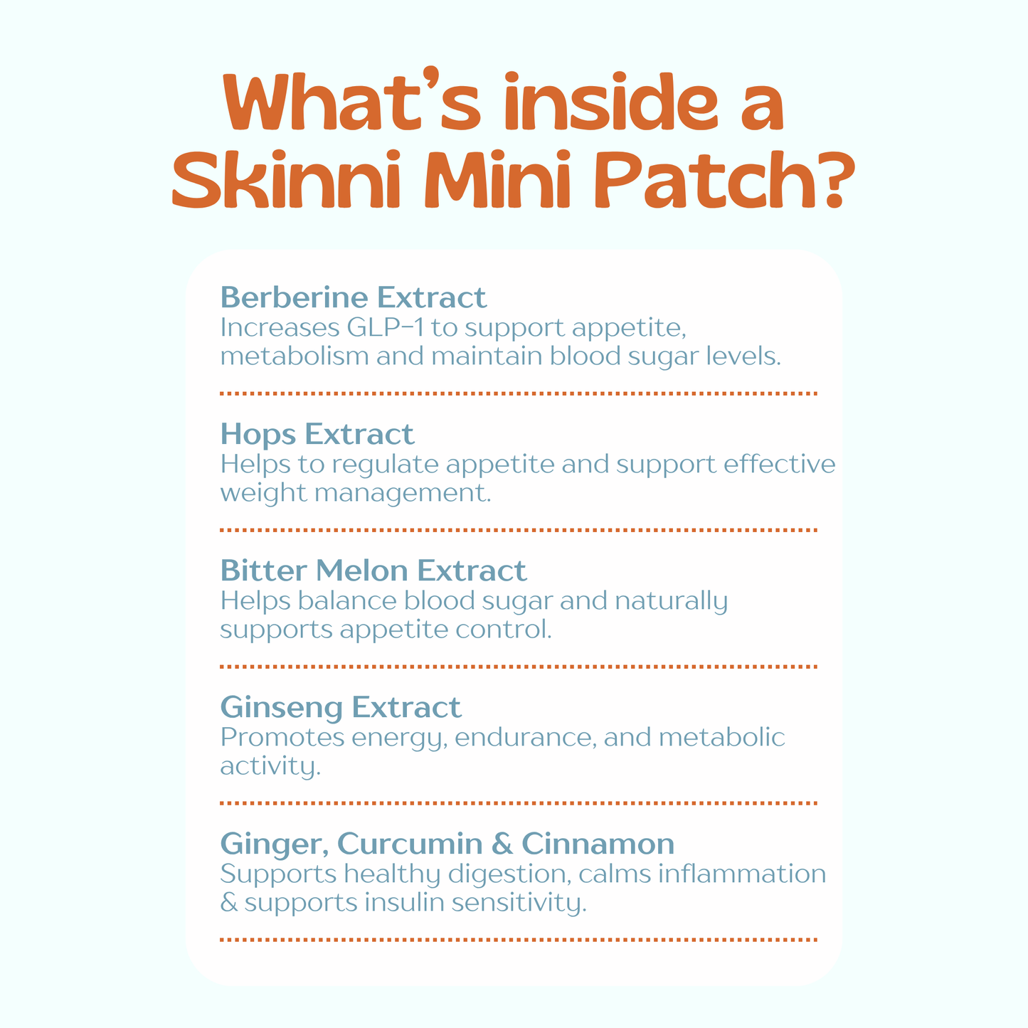 Skinni Mini GLP-Booster Patches