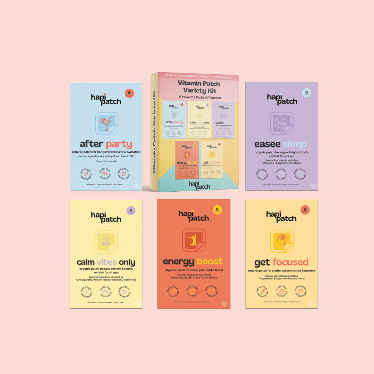 The Vitamin Patch Variety Kit- Save £20!