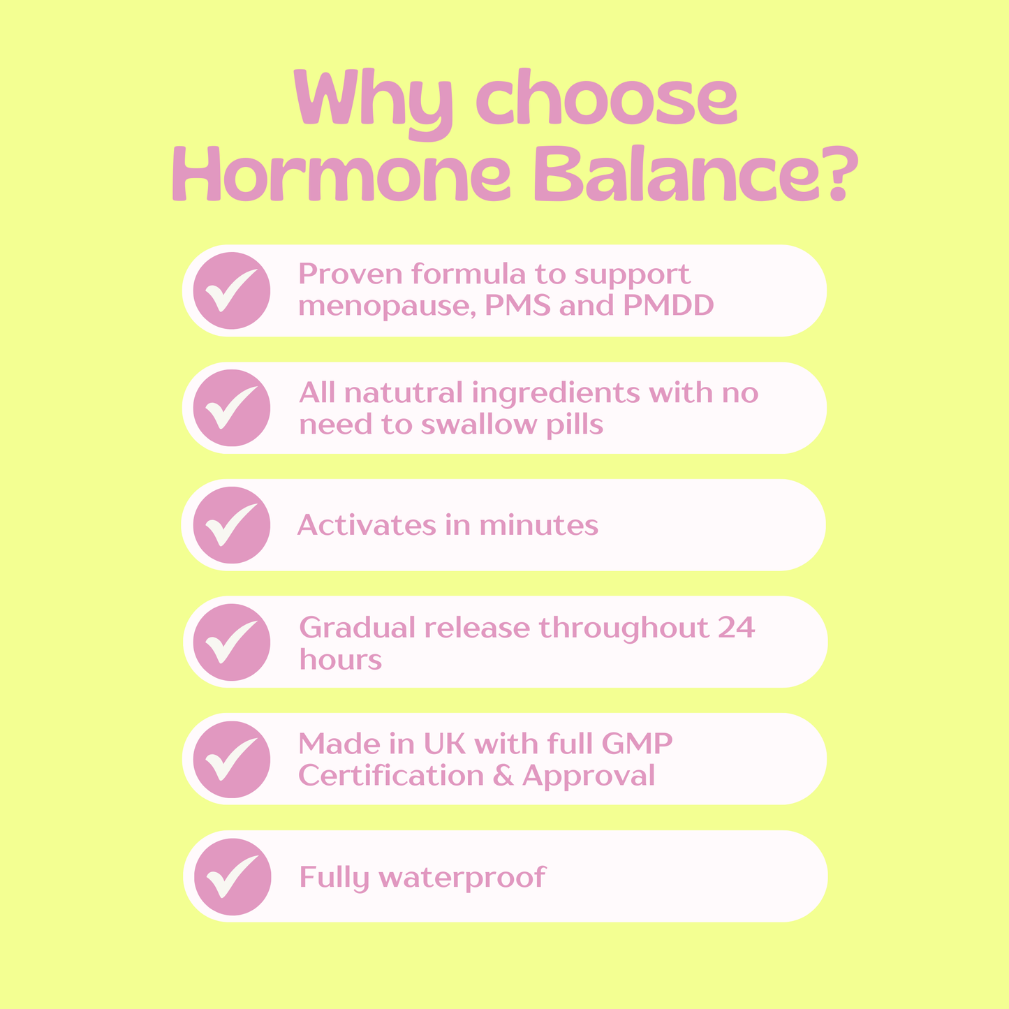 Hormone Balance Patches