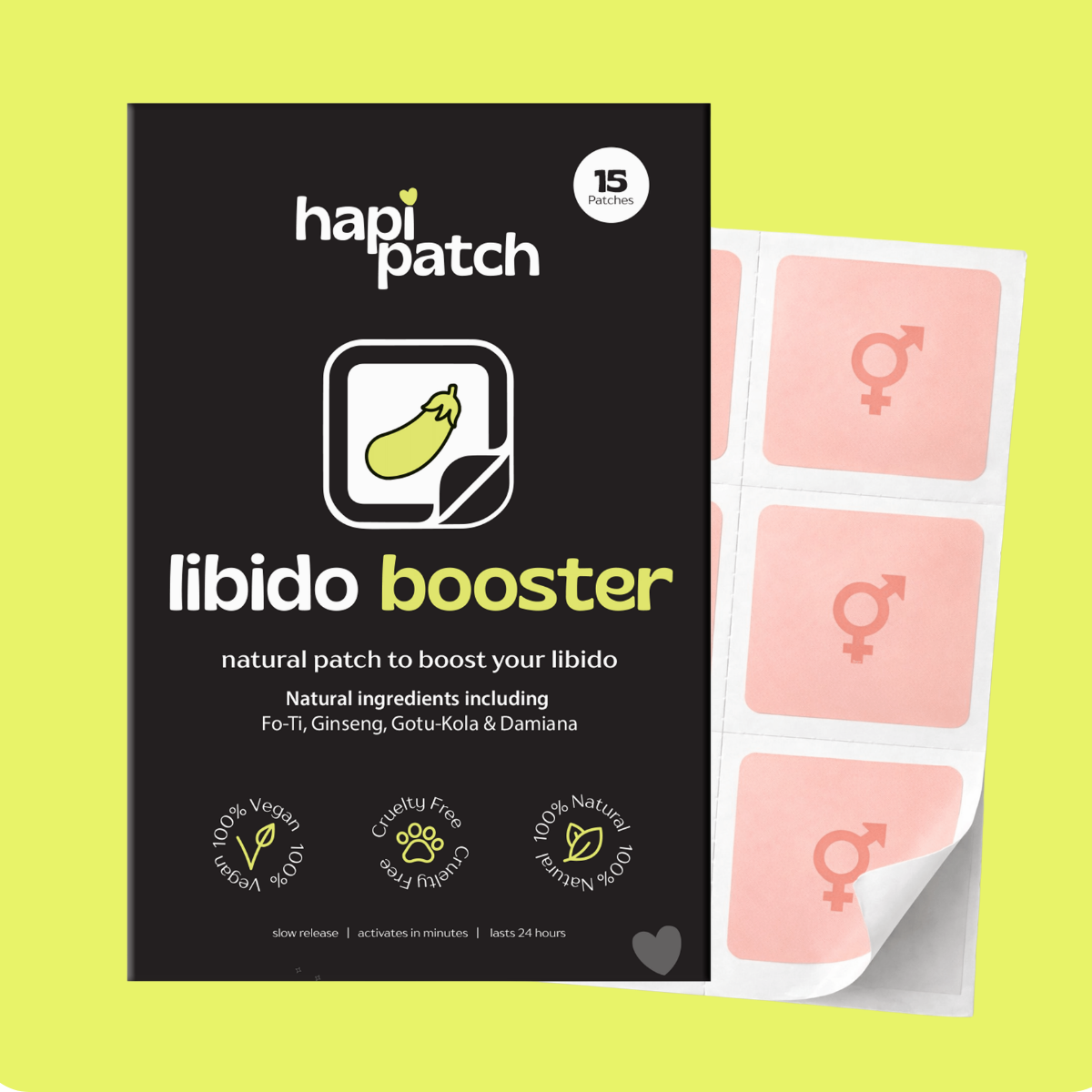 Libido booster patches