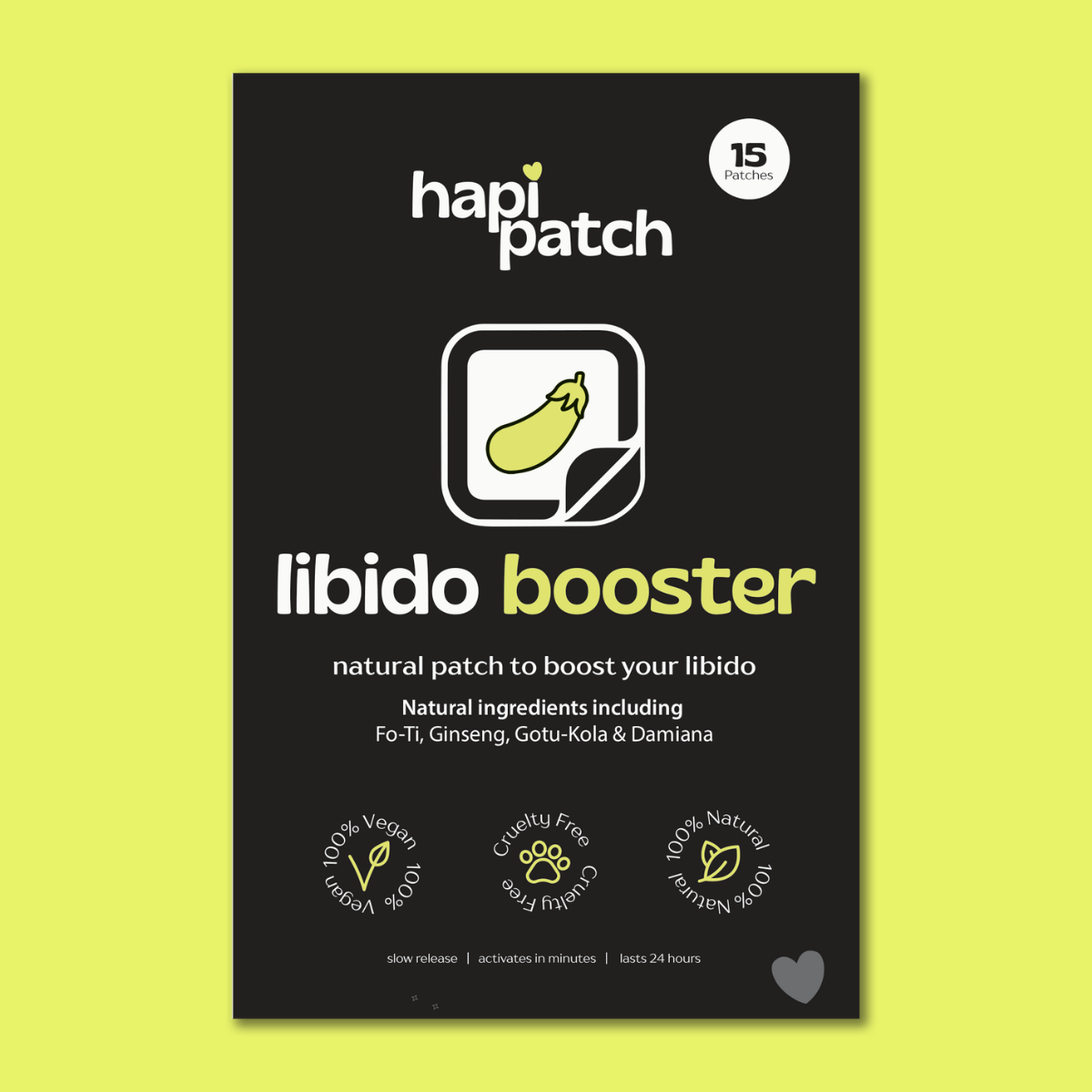 Libido booster patches