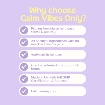 Calm Vibes Only Patches