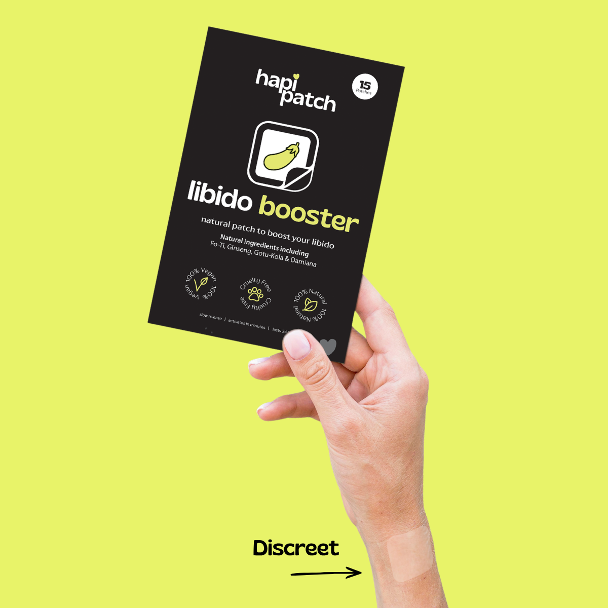 Libido booster patches