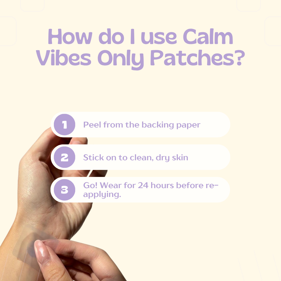 Calm Vibes Only Patches