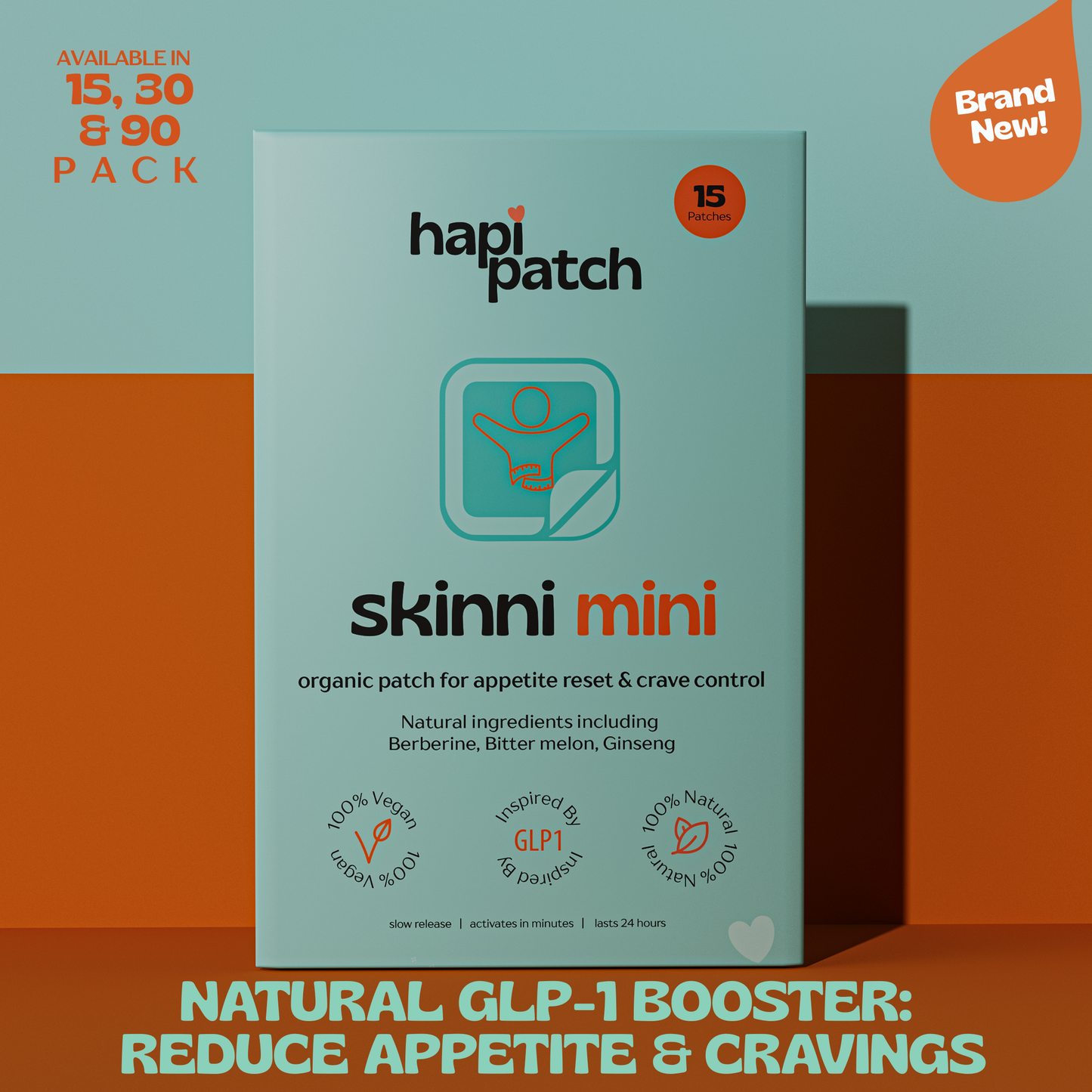 Skinni Mini GLP-Booster Patches