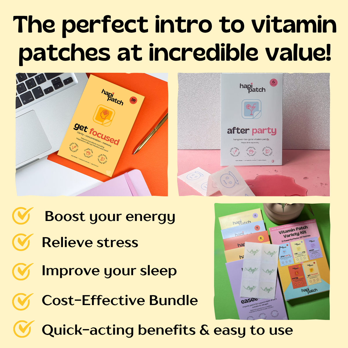 The Vitamin Patch Variety Kit- Save £20!