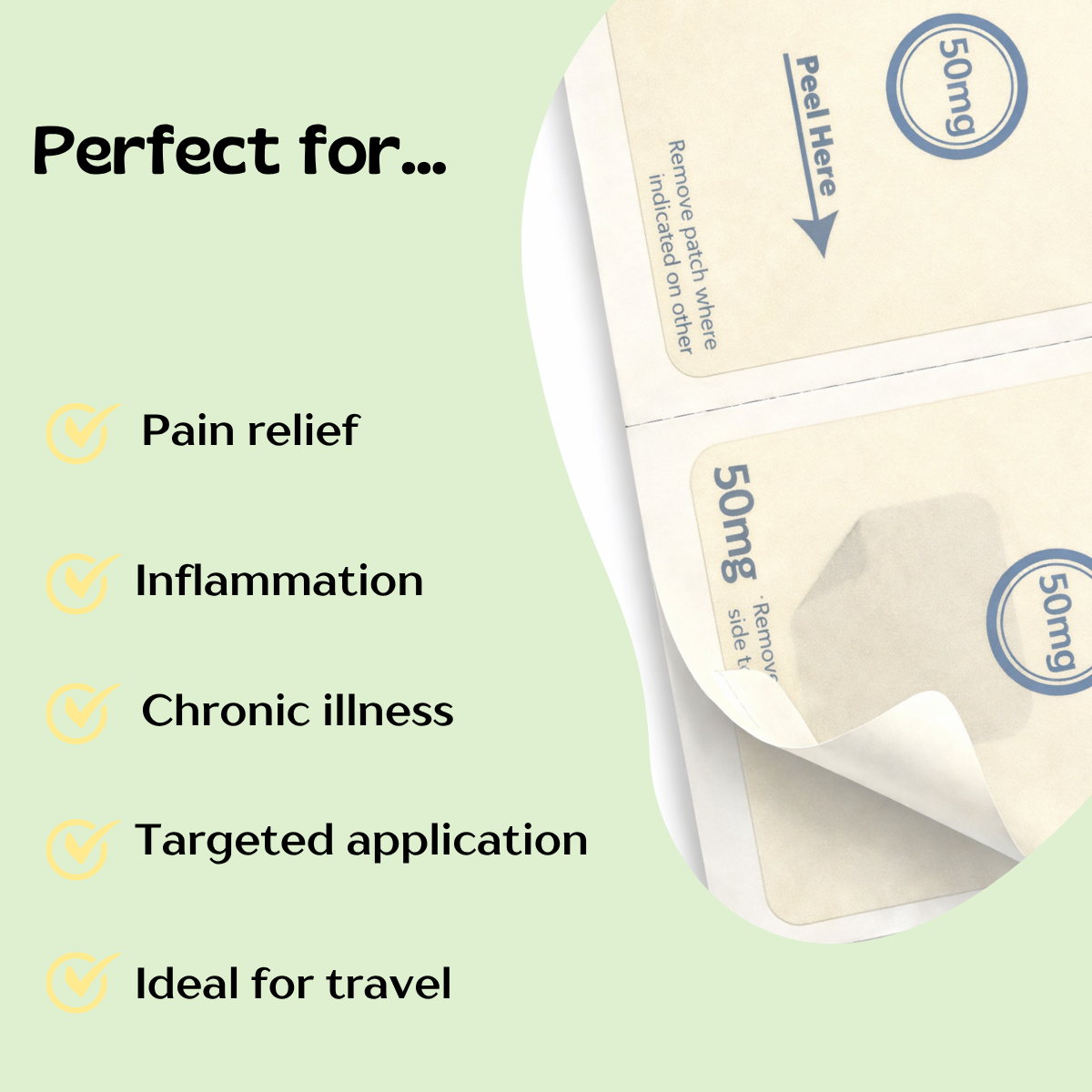 Recover-ease Joint Care CBD Patch (MAX strength)