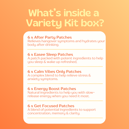 The Vitamin Patch Variety Kit- Save £20!