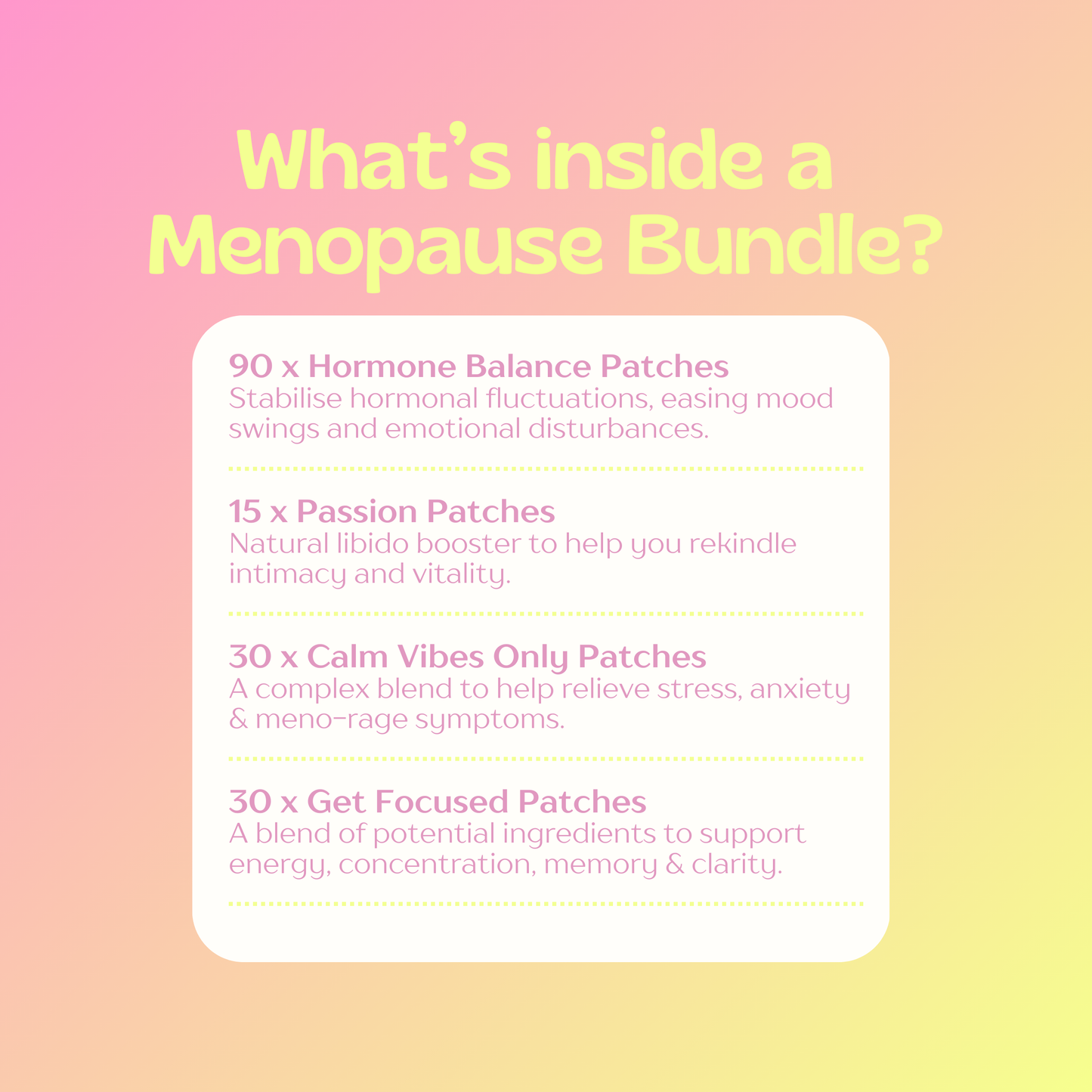 Menopause Balance Bundle - Save over £50!