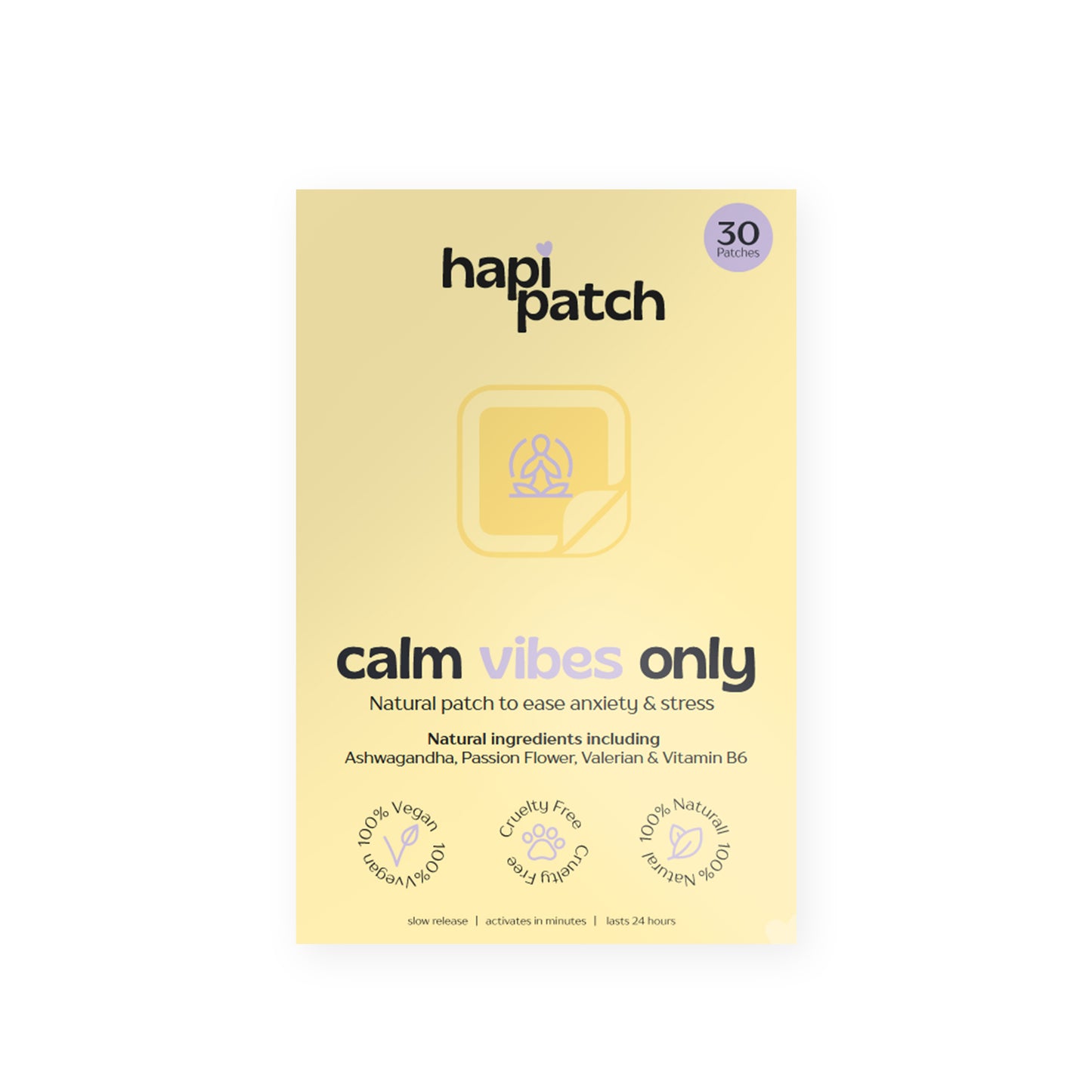 Calm Vibes Only Patches