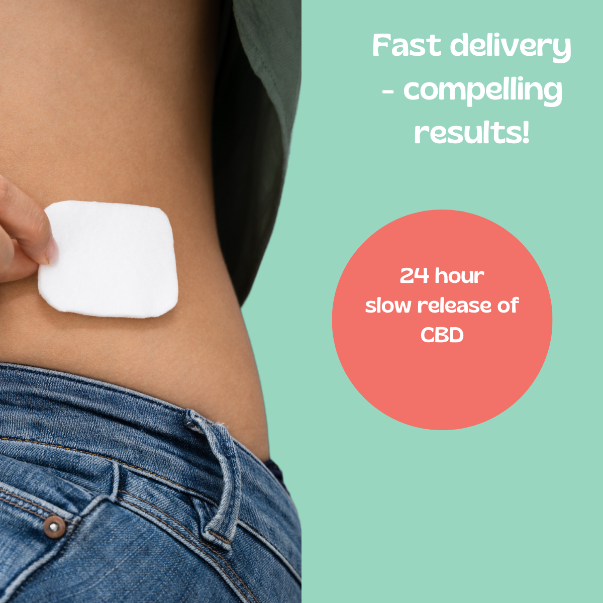 Recovery Patch Recover-ease Patches 20mg | HapiPatch.com