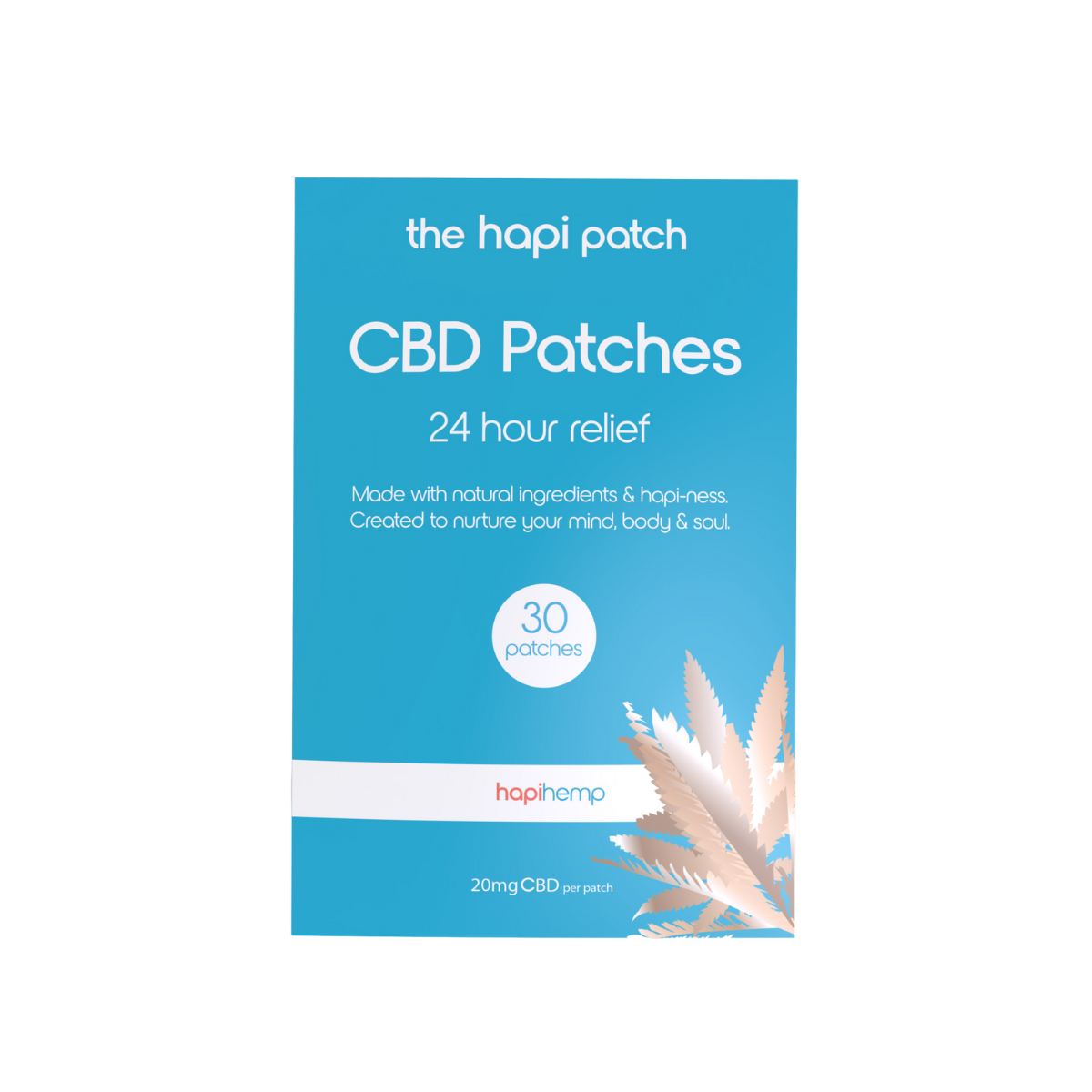 24 hour relief CBD Patches Standard - 20mg