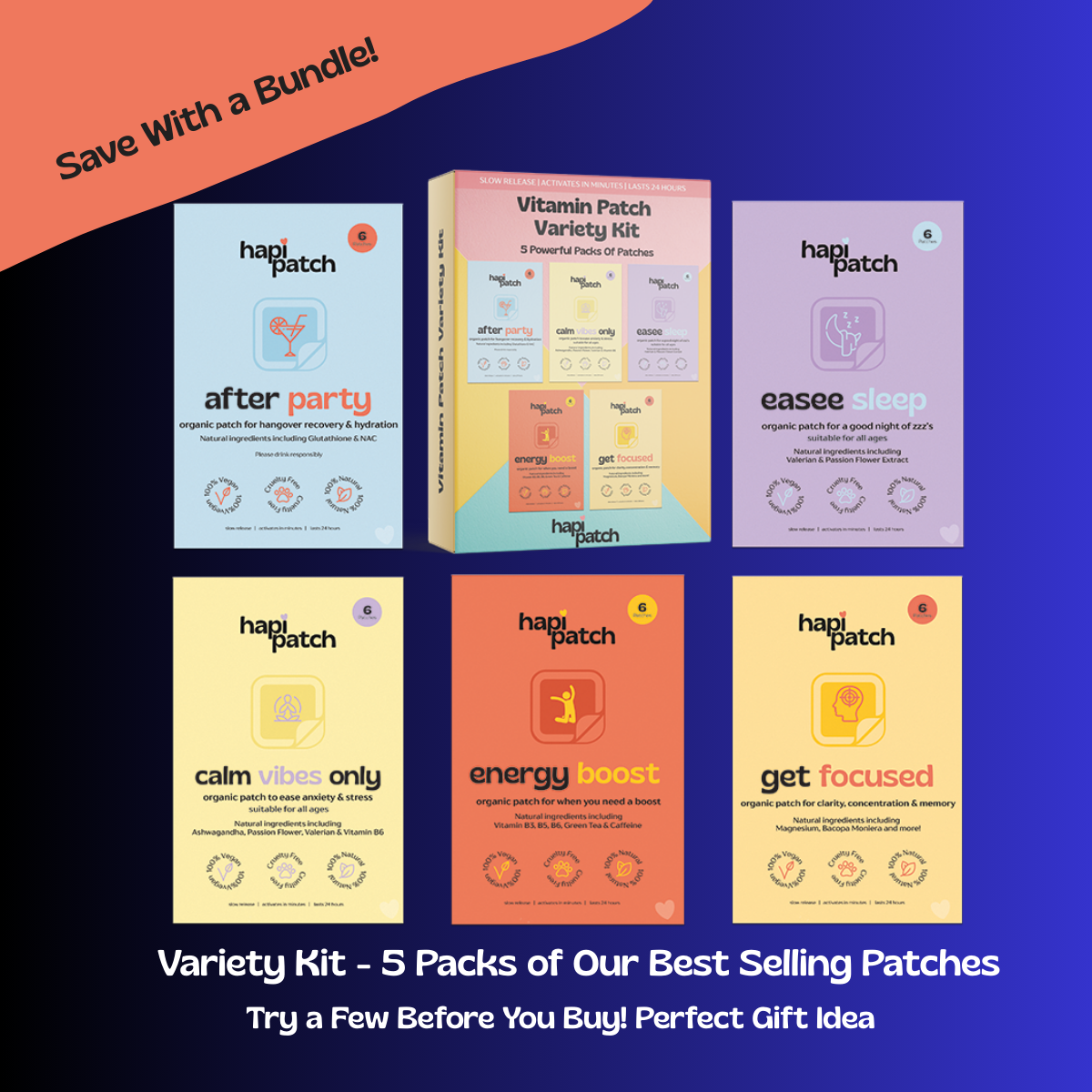 The Vitamin Patch Variety Kit- Save £20!