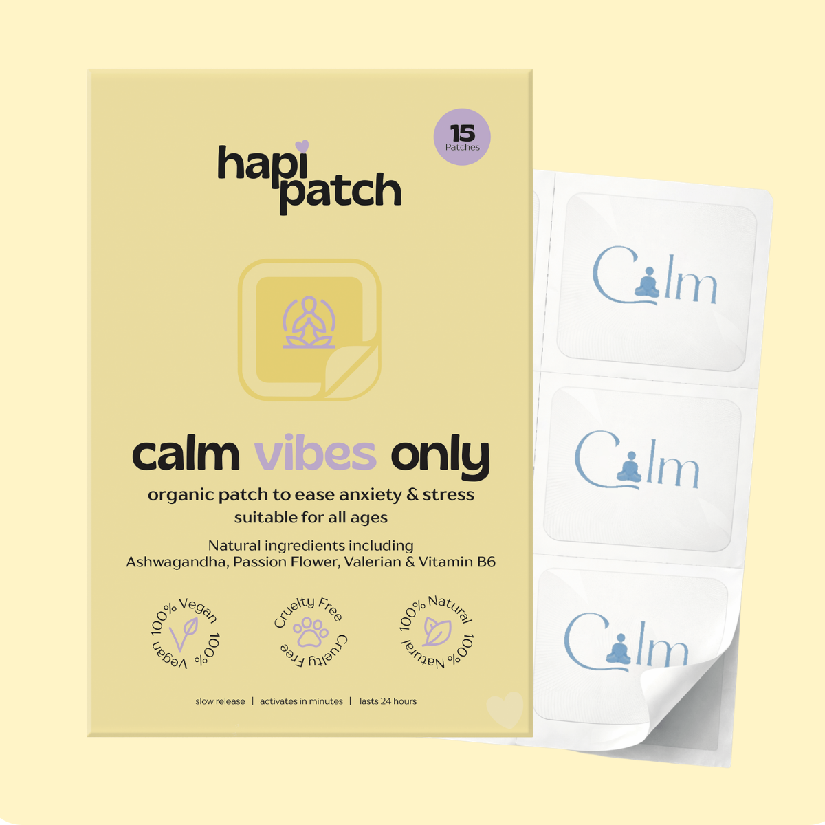 Calm Vibes Only Patches